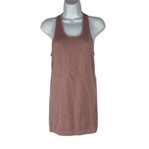 Zyia Active Size XS Womens Seamless Racerback Tank Top Pink Heathered